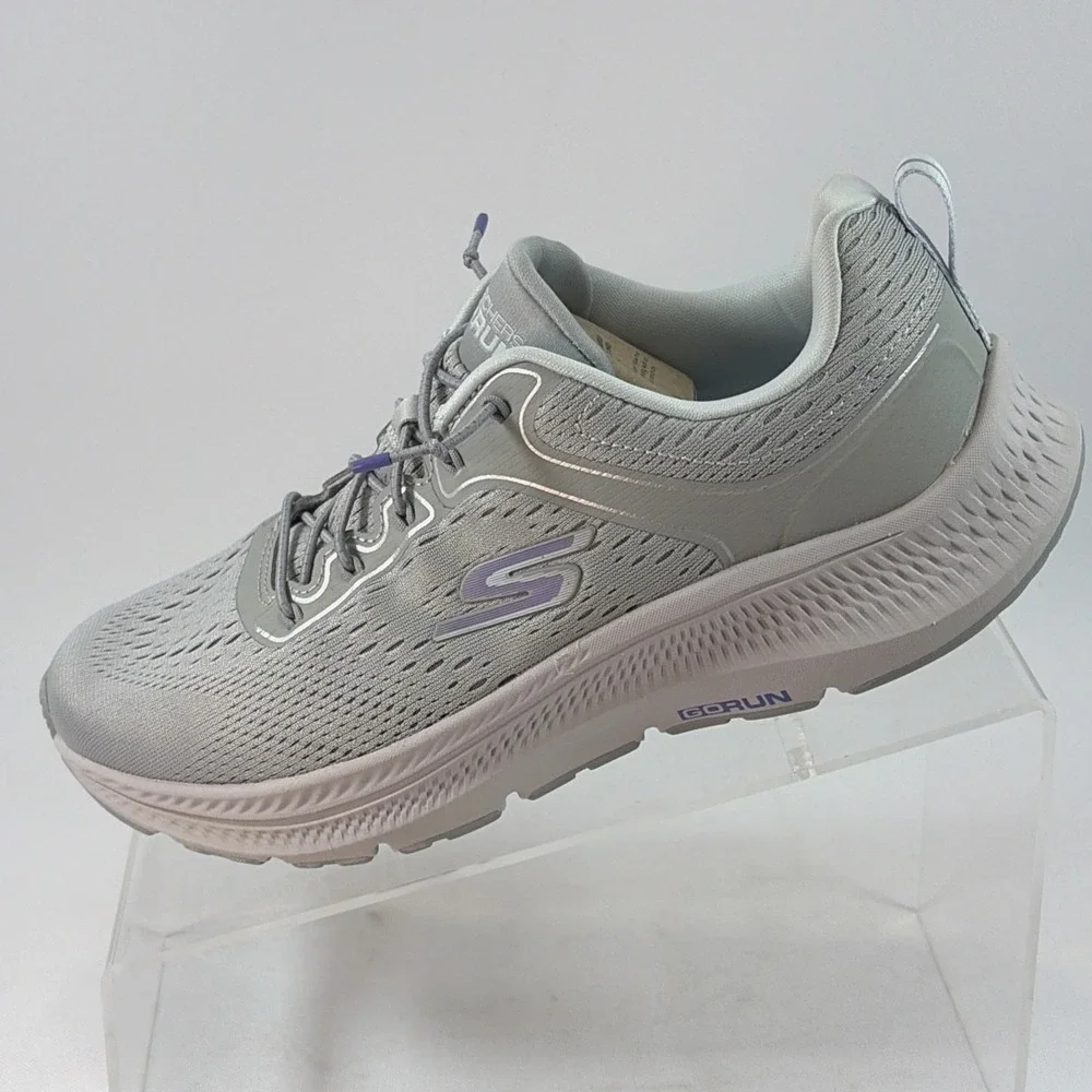 Skechers GO RUN Consistent 2.0 Zisa Running Shoes Women's 7.5 Gray Blue Sneakers